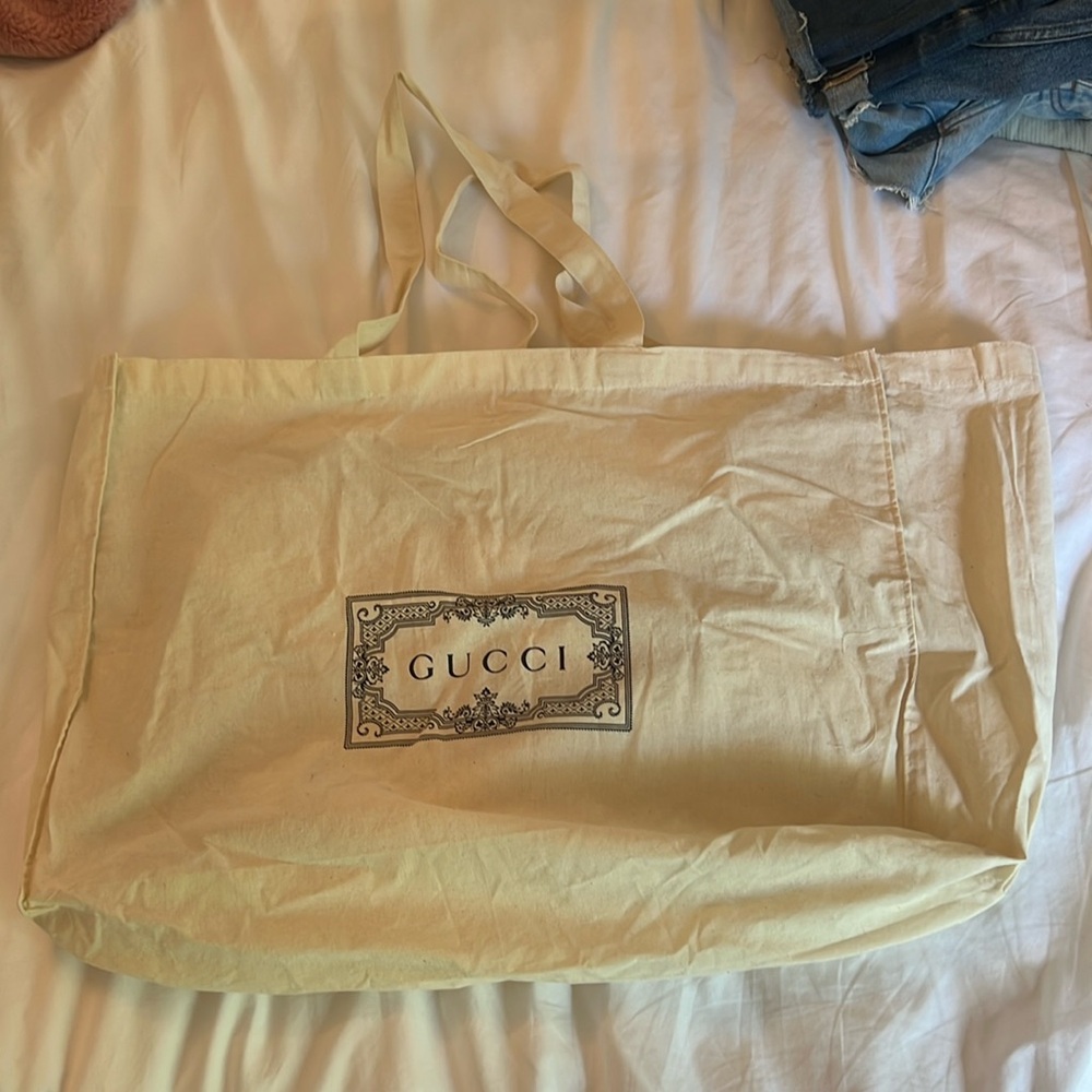 Gucci cotton tote.